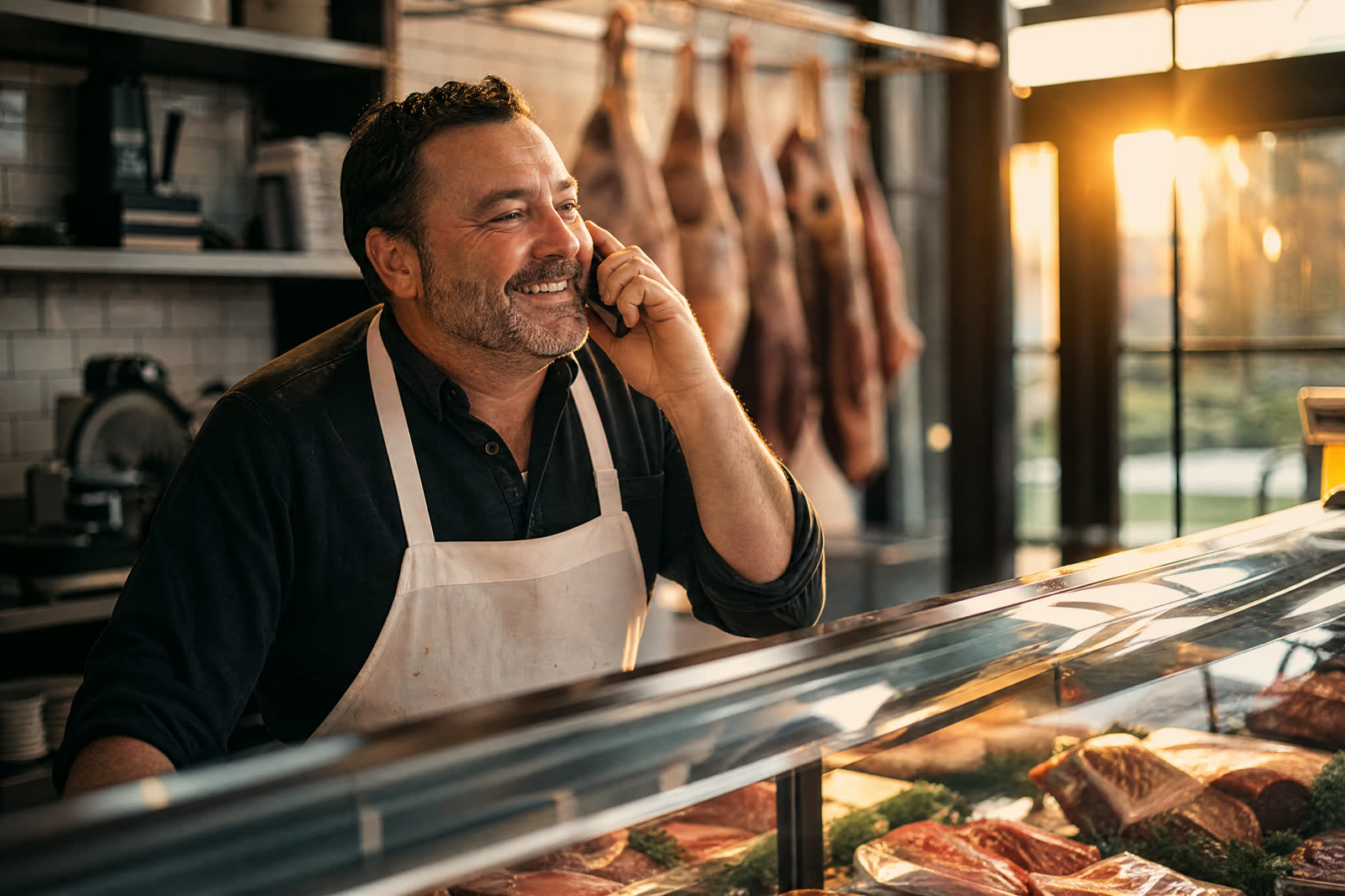 Chef-owner at the pass